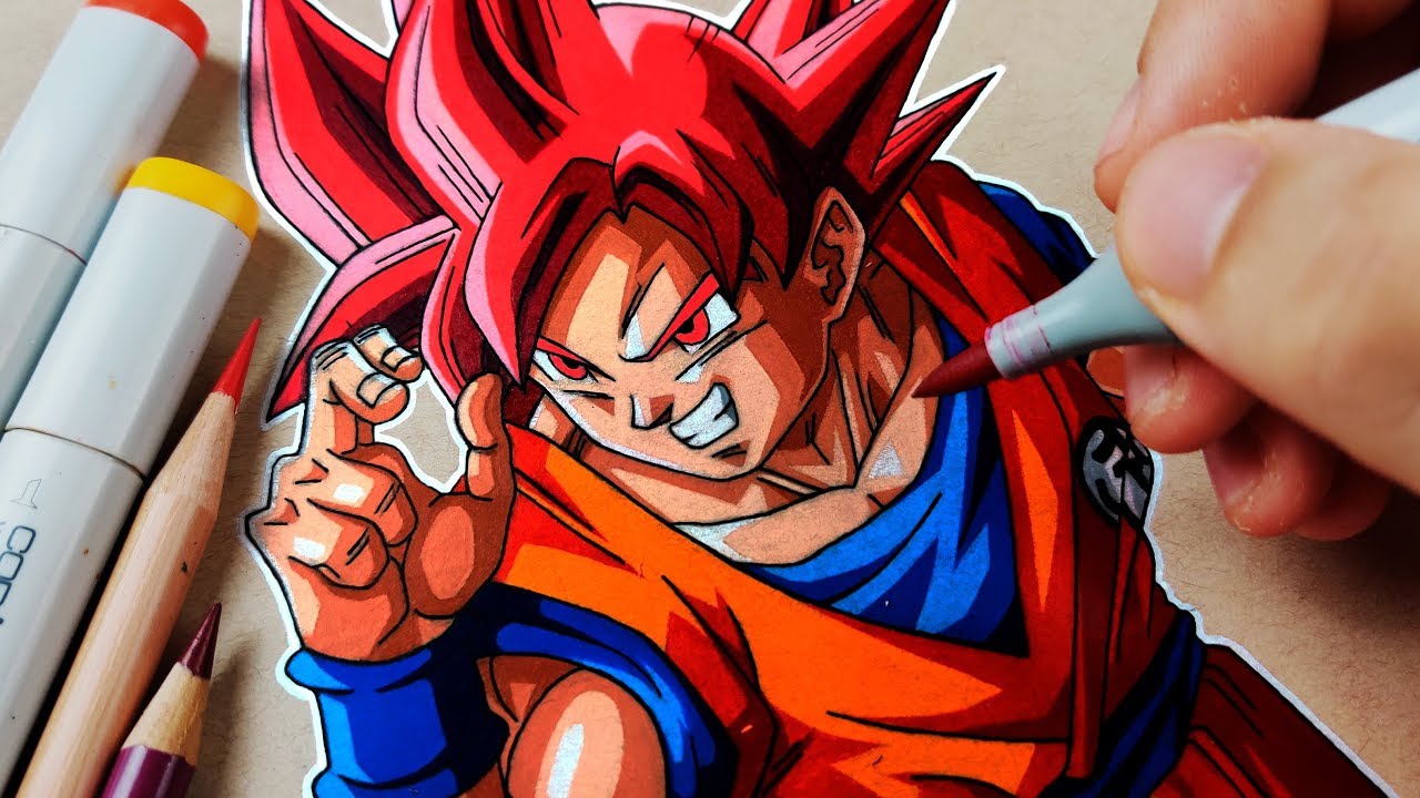 Aprenda como desenhar Dragon Ball Super - Como desenhar o Goku